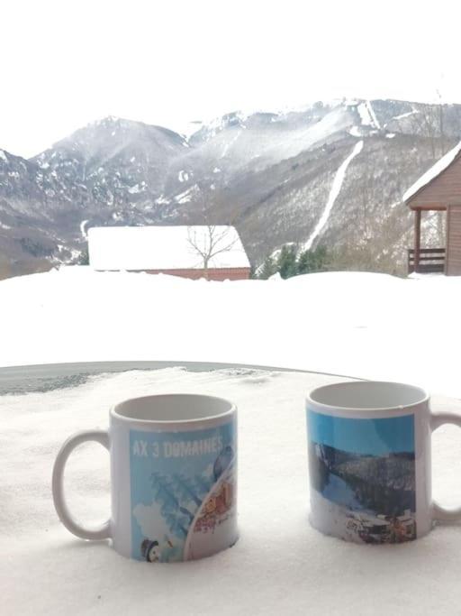 T2 Confortable 31M2 Piscine Terrasse Vue Degagee Montagne Ignaux エクステリア 写真
